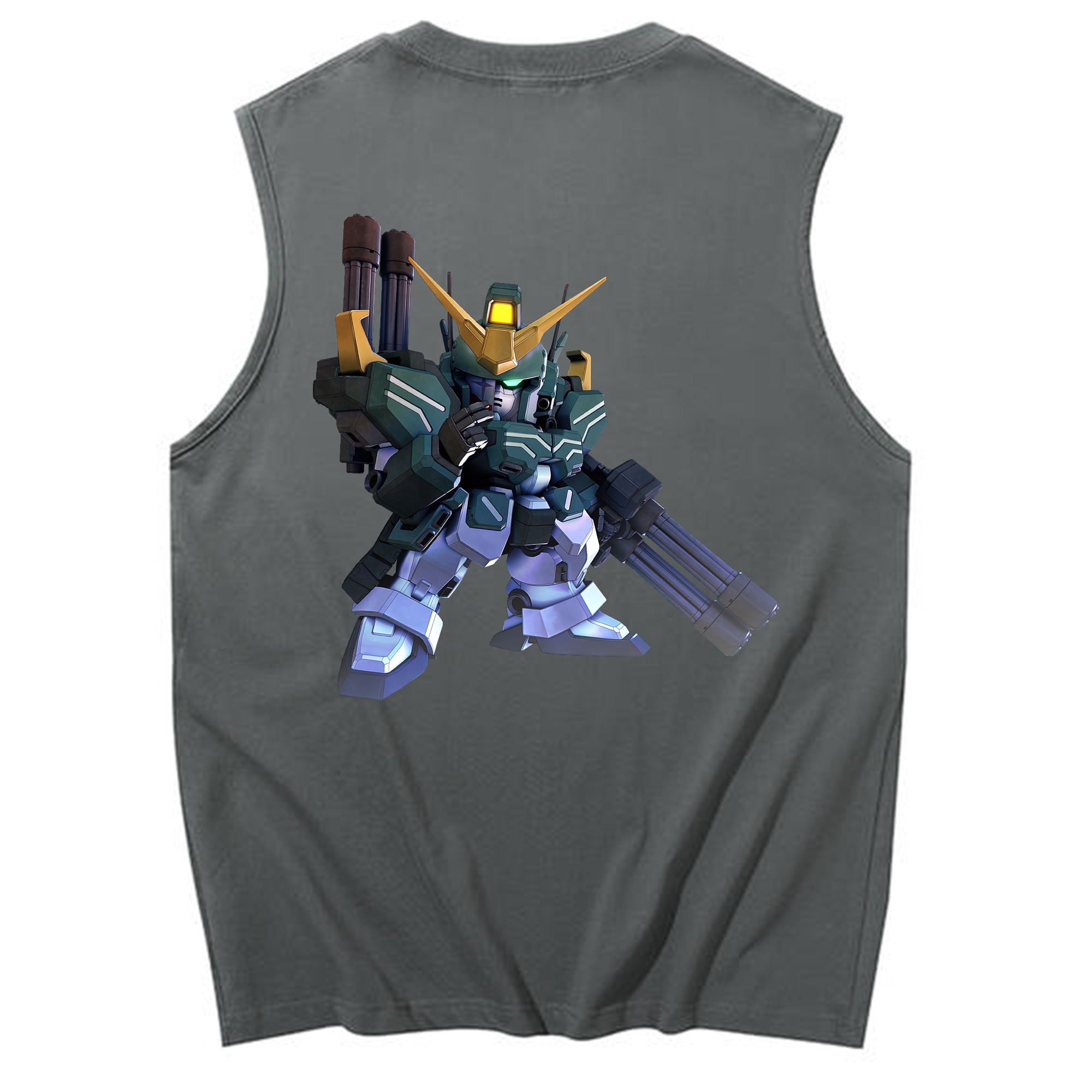 （画像用） 機動戦士ガンダム Mobile Suit Gundam コットン100％タンクトップ（背面プリント）